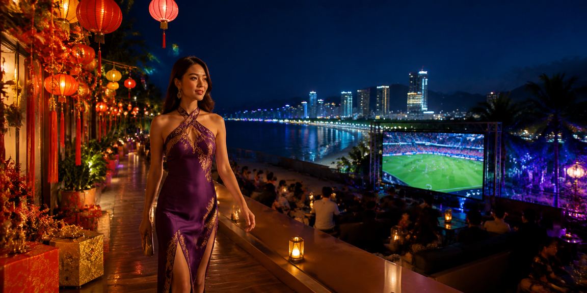 Khách hàng cá cược bóng đá tại chợ đêm Nha Trang